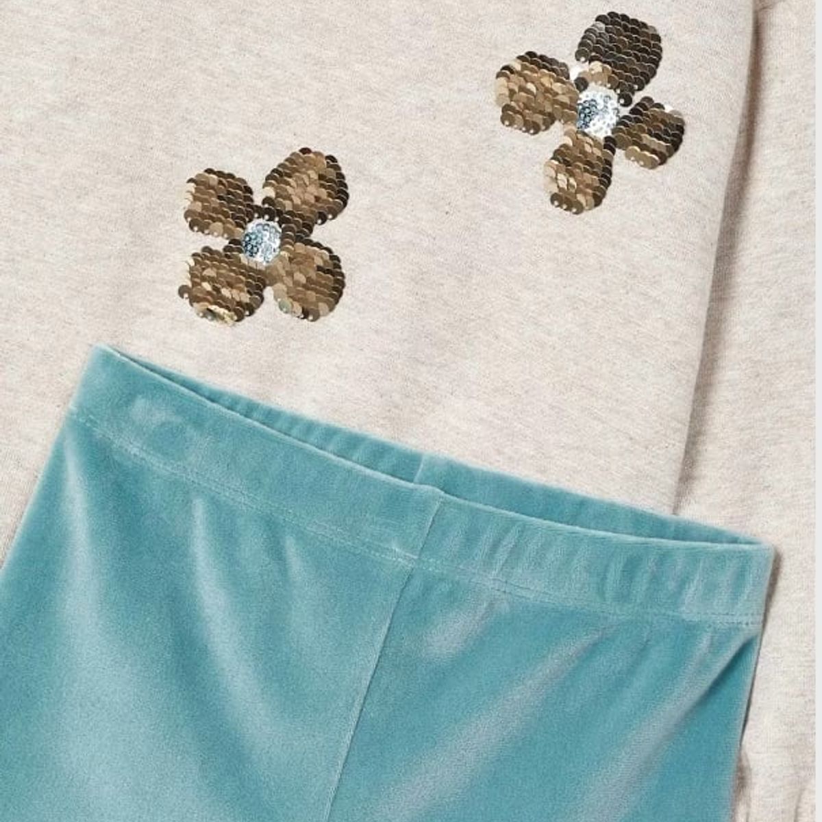 MAYORAL - Elegante Conjunto legging y sudadera lentejuelas niña