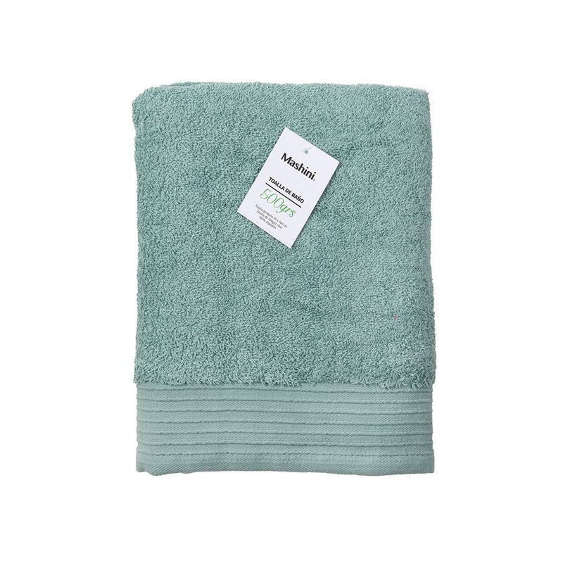 MASHINI - Toalla de Baño 500 grs 70 x 140 Cms Verde