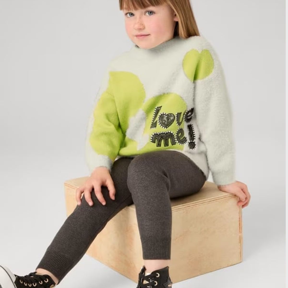 MAYORAL - Elegante Conjunto pantalón tricot y jersey niña