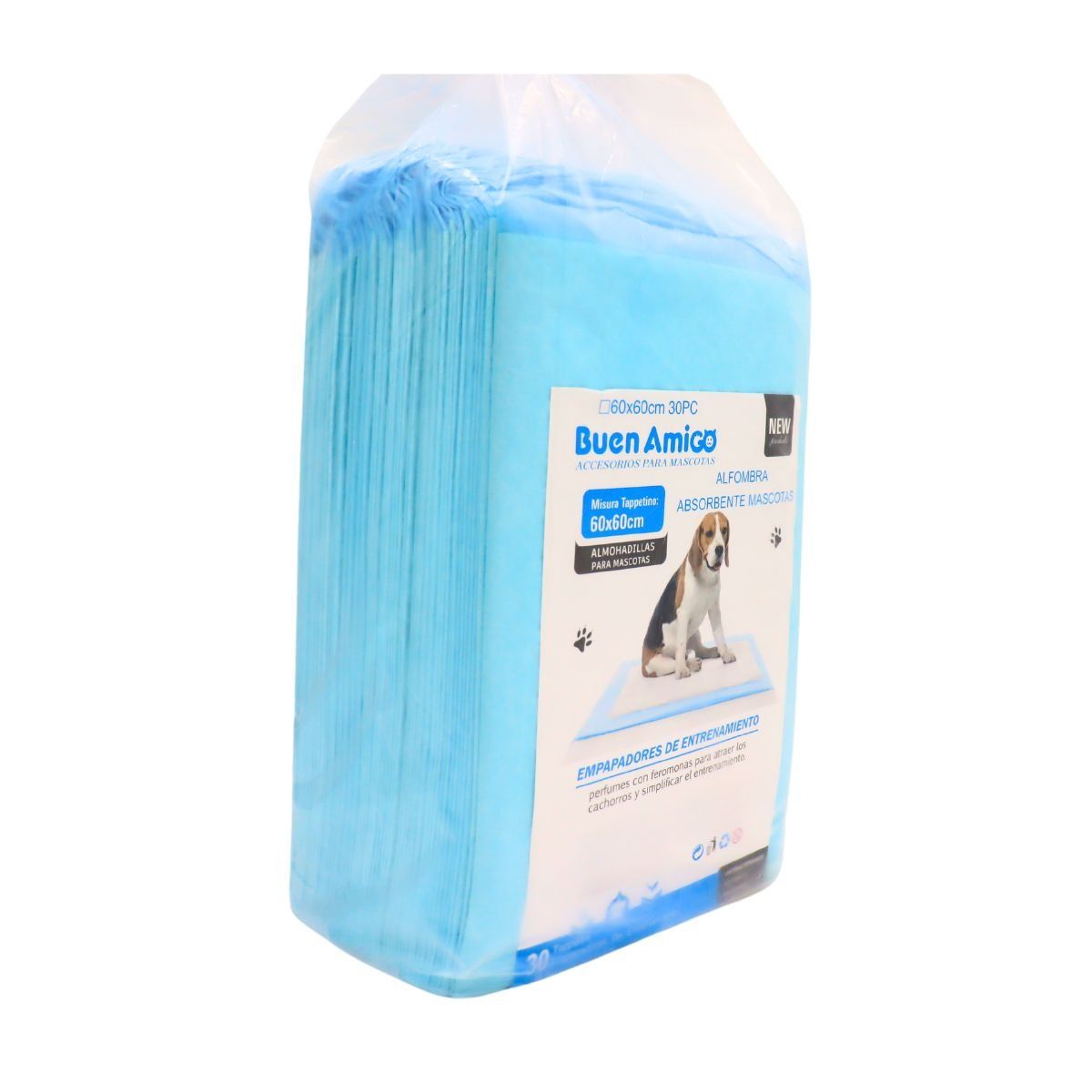 BUEN AMIGO - Sabanillas Para Mascotas 60x60 Alfombrilla Perro 30und