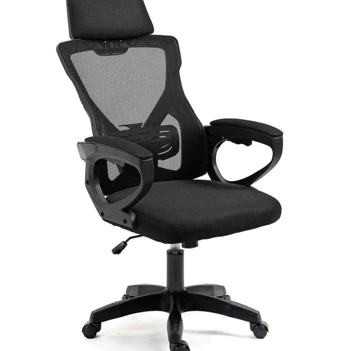 RD - Silla Oficina Escritorio Regulable Ergonomica Apoyacabeza Rd Negro