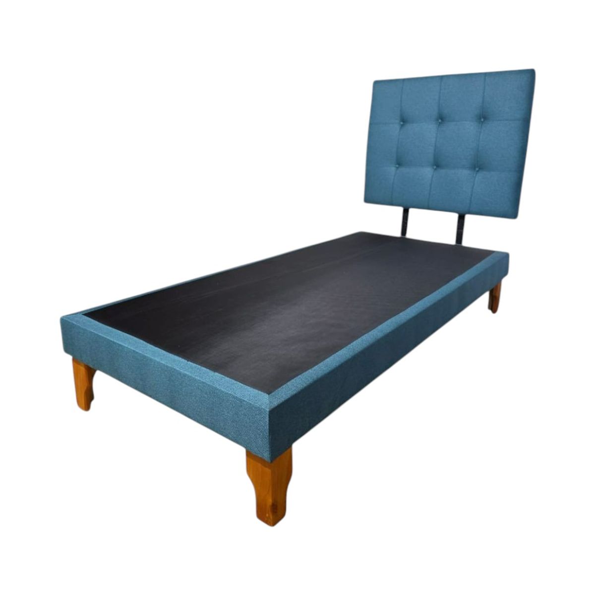DISEÑOS VALESTRINI - CAMA PLAZA Y MEDIA LINO AZUL INDIGO