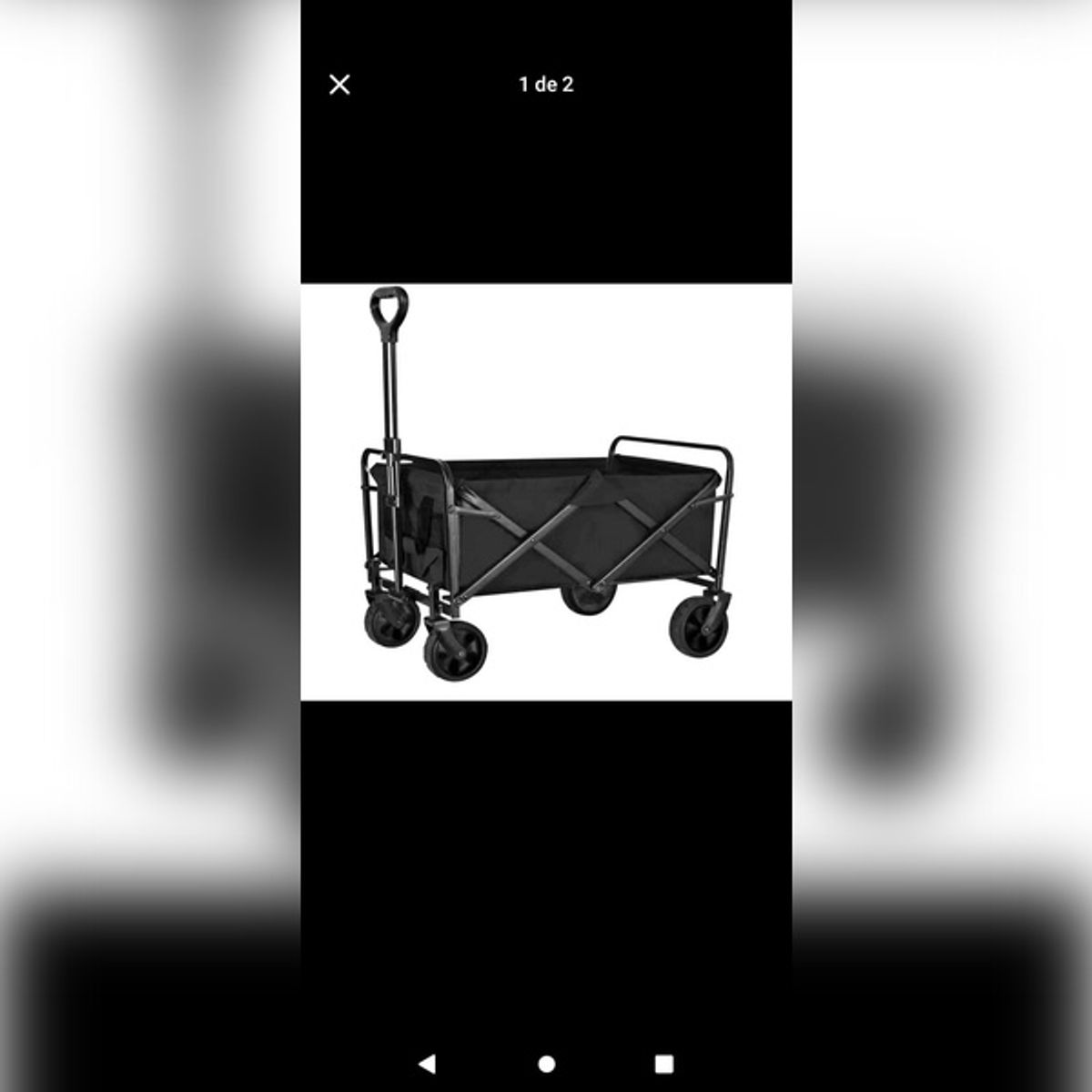 GENERICO - Carro de Compras Plegable soporta 80 kilos.