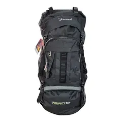 PERFECT CHOICE - MOCHILA 80 LITROS 65x40x20 cm COLOR NEGRO