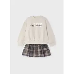 MAYORAL - Elegante Conjunto falda tul y sudadera niña