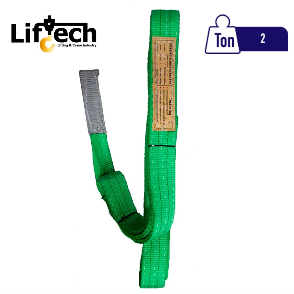 GENERICO - Eslinga plana LifTech factor 61 2Ton 2x 4m