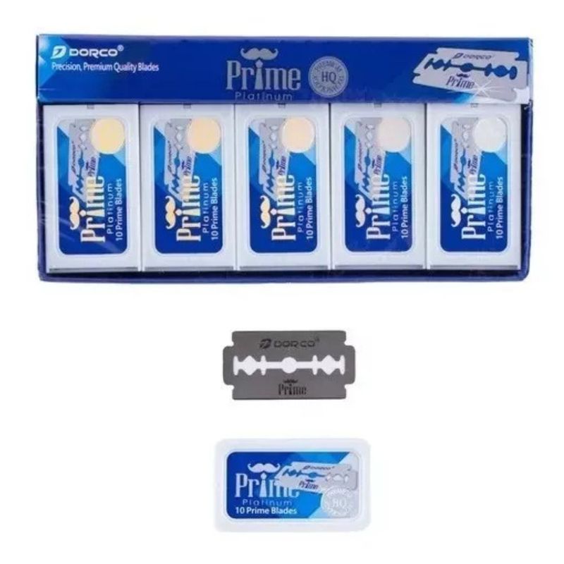 DORCO - Hojas Dobles Dorco Prime Platinum 100 Unidades