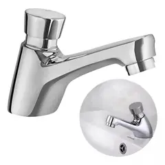 MUNDO MAGIA - Llave Temporizada Lavamanos Lavatorio Cromada