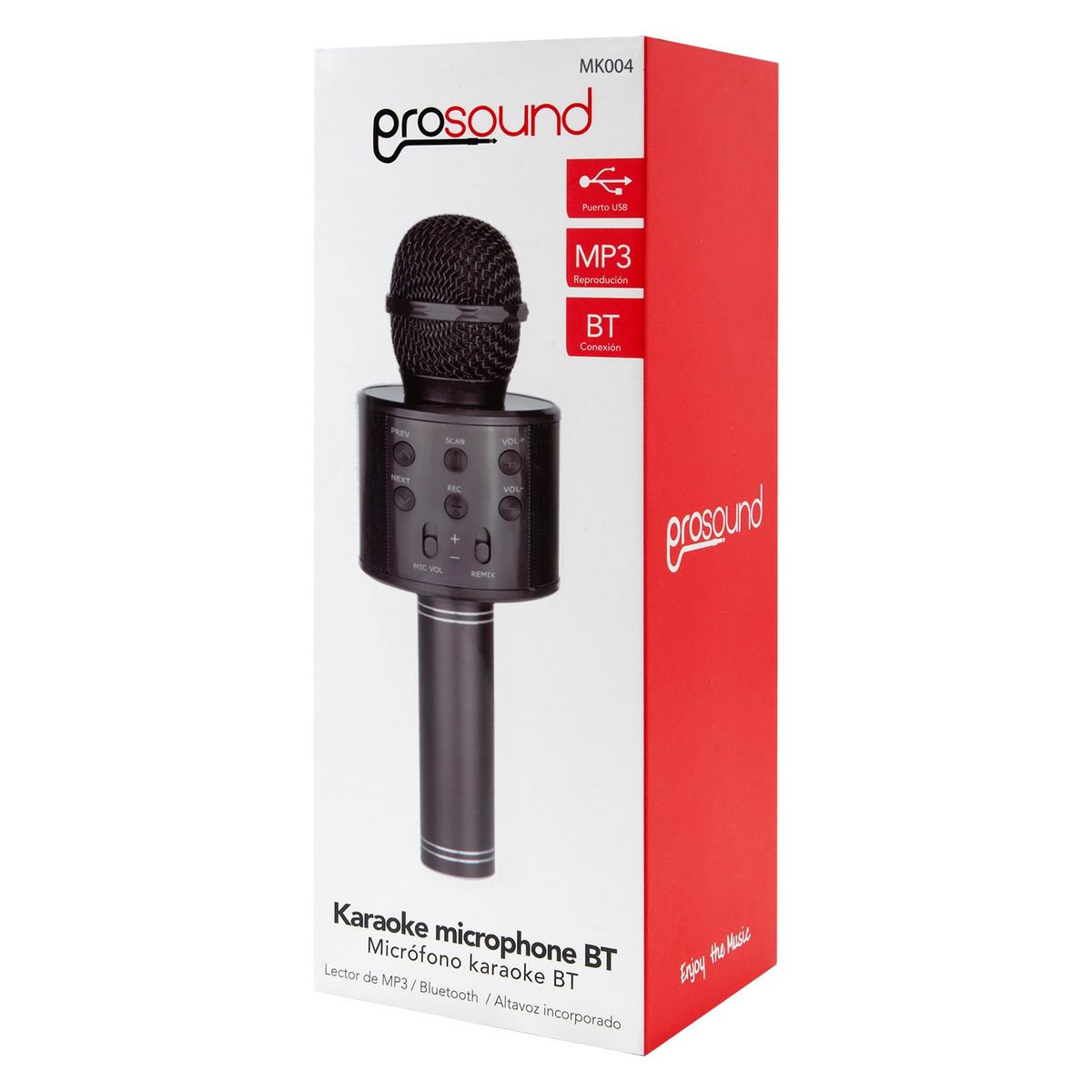 PHILCO - MICROFONO KARAOKE MK004 NEGRO