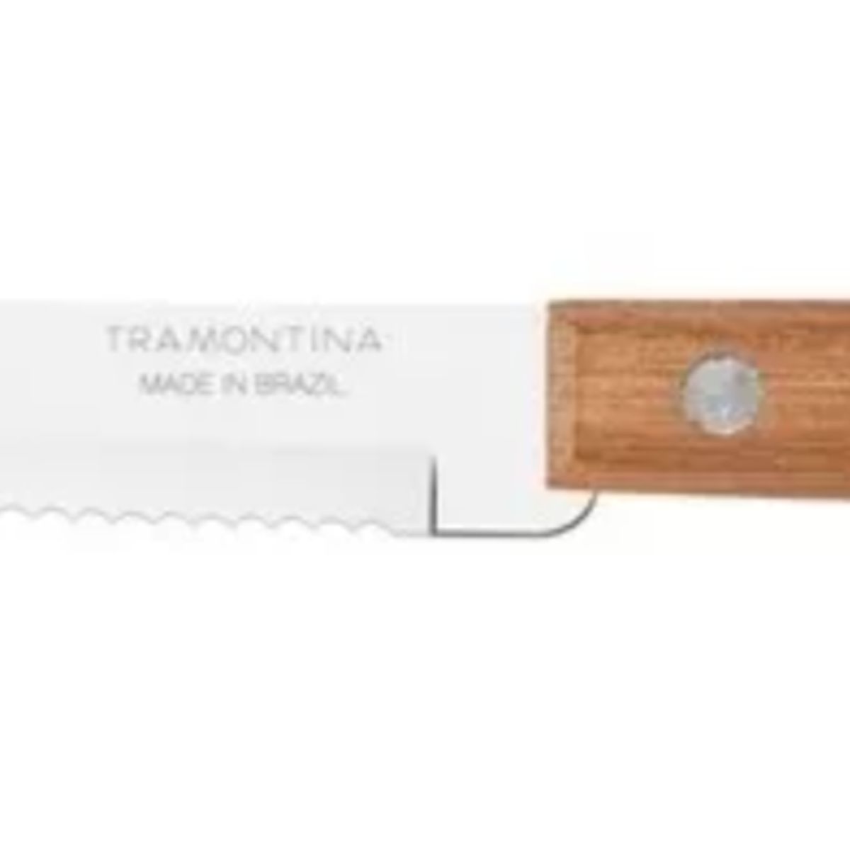 TRAMONTINA - Pack Cuchillo X12 Tramontina Dynamic Acero Mango Madera