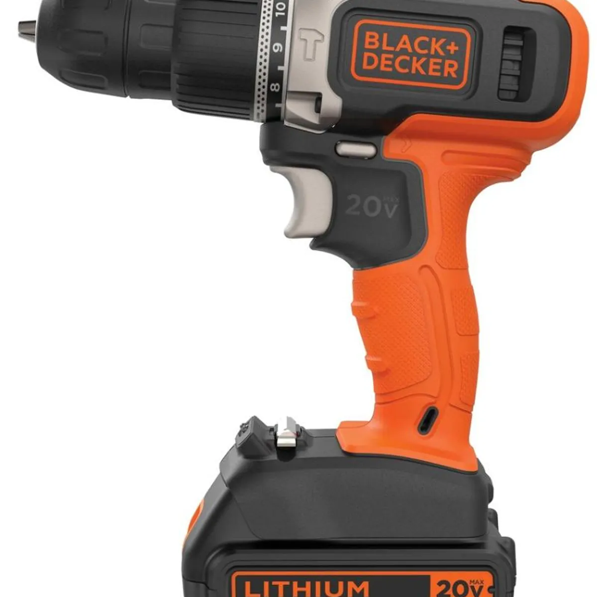 BLACK+DECKER - Taladro Atornillador Percutor 20v Black+decker Bcd704c1-b2