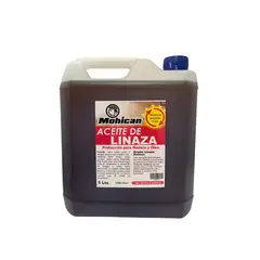 MOHICAN - ACEITE LINAZA PARA MADERA Y ÓLEO BIDON 5 LITROS