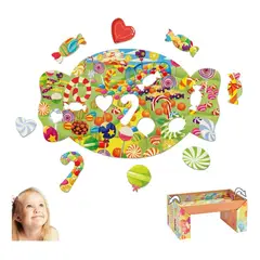 GENERICO - Rompecabezas de 100 Piezas Mundo Dulce para Niños
