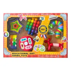 GENERICO - Set Educativo Sensorial Antiestrés para Niños - 6 Piezas