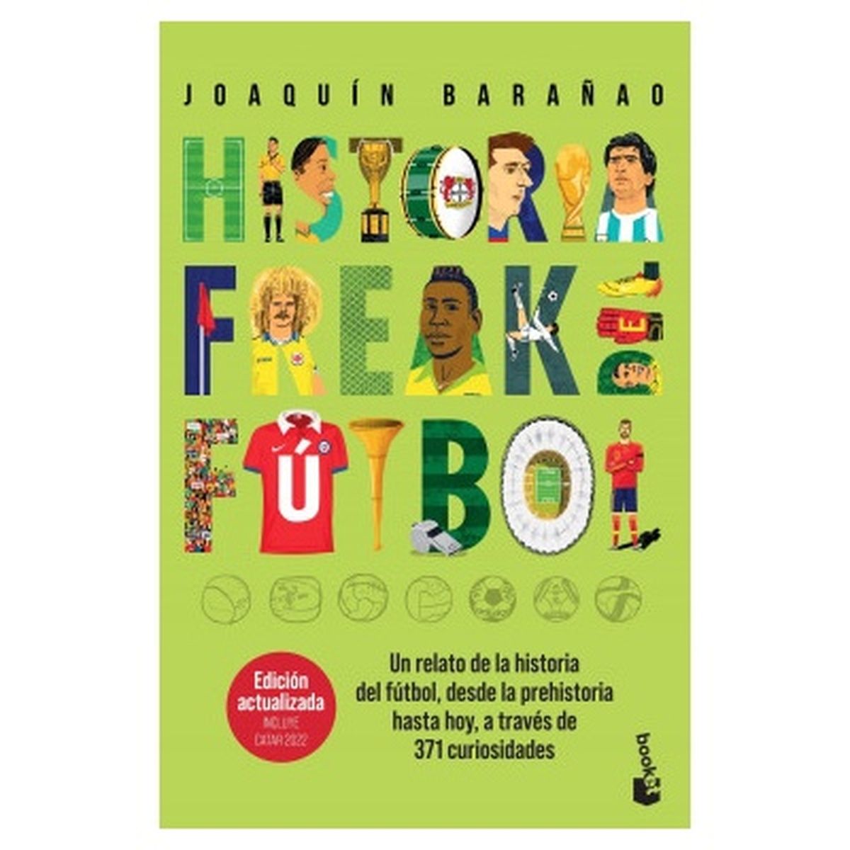 HITWAY MUSIC - HISTORIA FREAK DEL FÚTBOL TAPA RÚSTICA - JOSÉ JOAQUÍN BARAÑAO - LIBRO