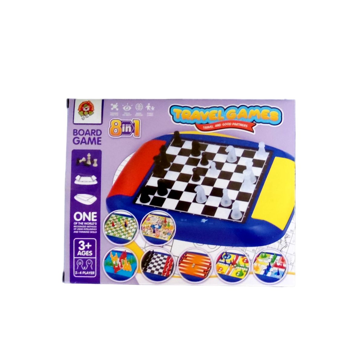 GENERICO - Ajedrez 8 en 1 Juguetes Perrot