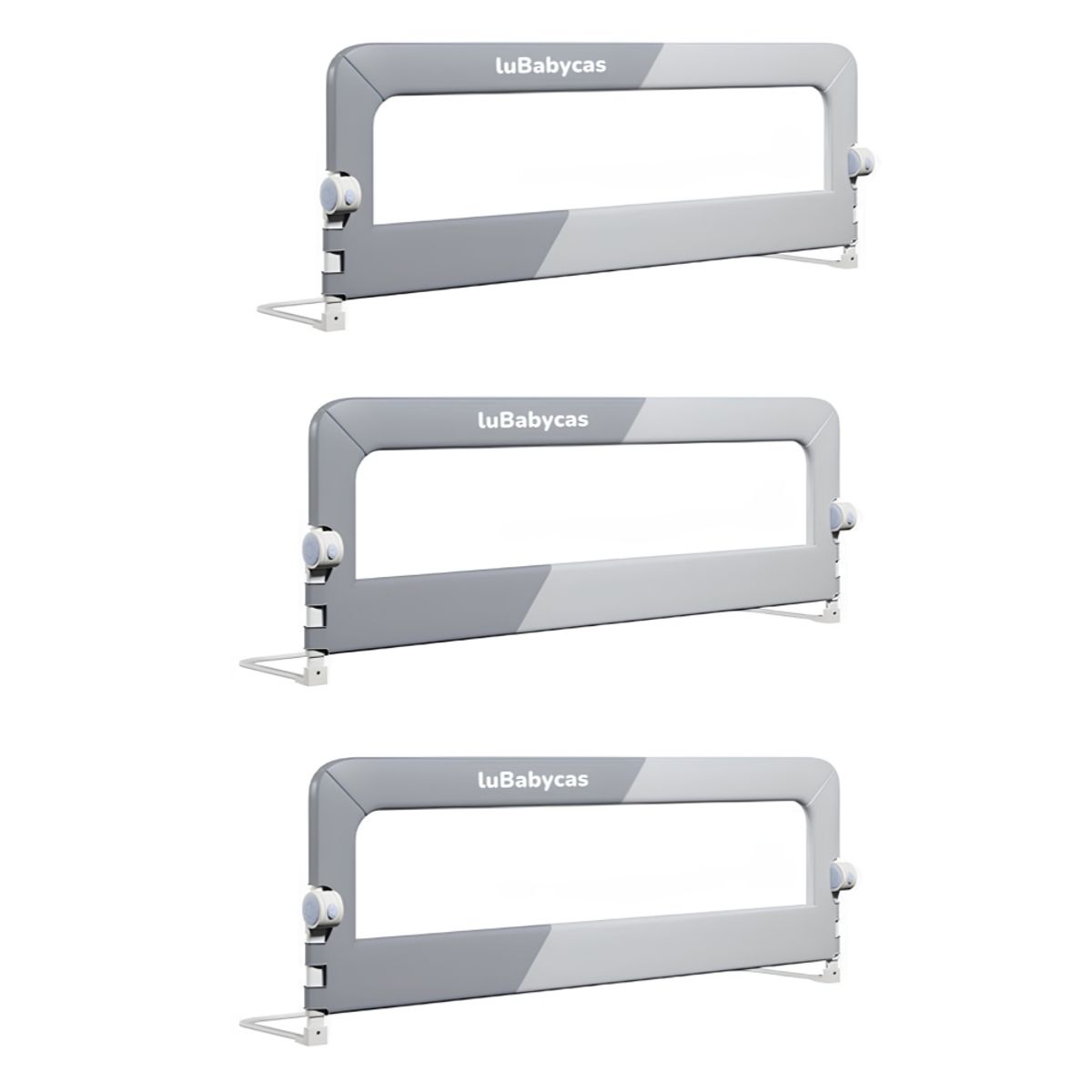 LUBABYCAS - Pack 3 Barandas De Cama Plegable Cama King LuBabycas