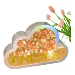 GENERICO - Luz Nocturna Tulipán Nube Decorativa y Creativa DIY