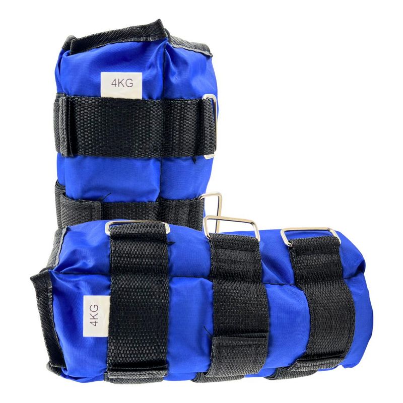 GENERICO - Pesas Ajustables de Arena para Tobillos y Muñecas 8 kg Total