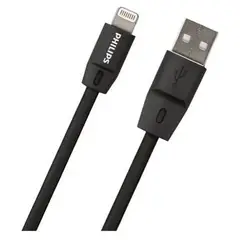 PHILIPS - Cable para Iphone DLC2508, Largo 1.2 Metros, Plano