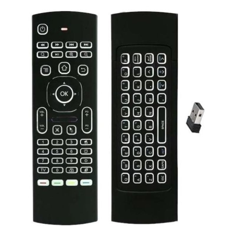 GENERICO - Control Remoto Inalámbrico con Teclado y Giroscopio Sensor