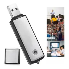 GENERICO - Grabadora de Voz Compacta 16GB con Diseño USB 2 en 1