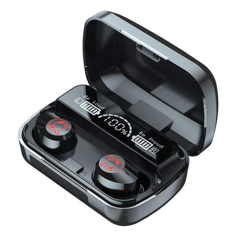 GENERICO - Auriculares Bluetooth In-Ear Táctiles con Estuche Espejo