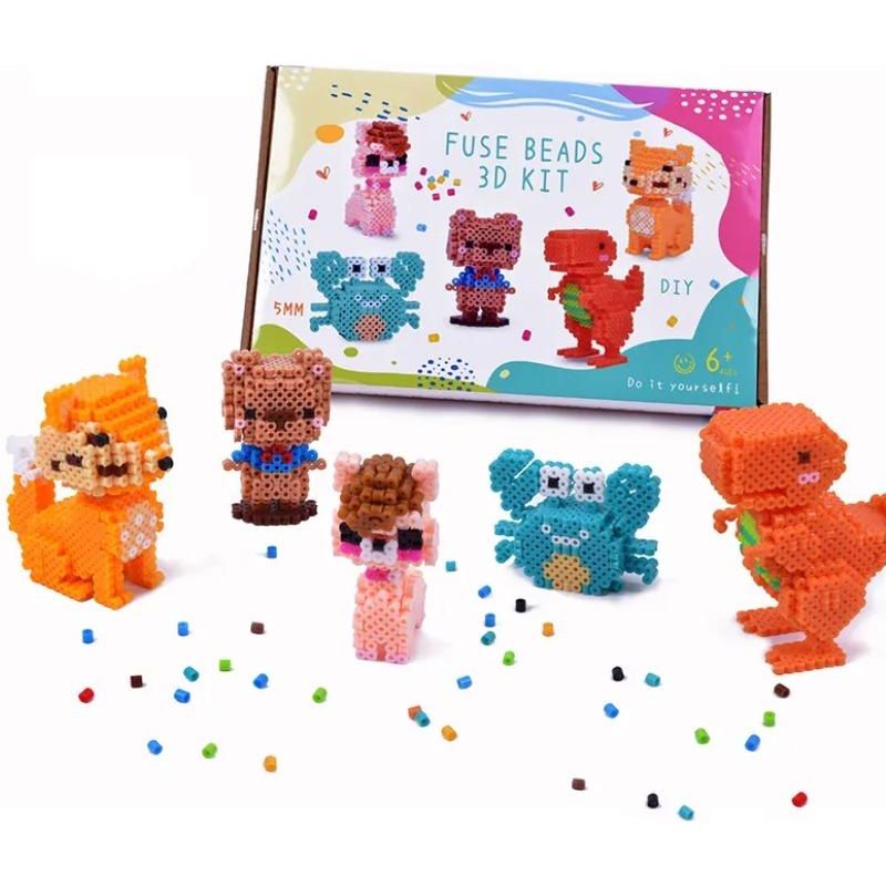 GENERICO - Kit Creativo de Cuentas 3D con Personajes Fantásticos