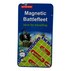 GENERICO - Juego de Batalla Naval Magnético - Diversión Compacta portátil