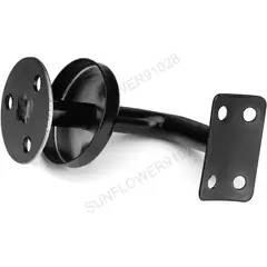 GENERICO - Soporte de Acero Inoxidable para Barandilla de Escalera 4Pcs