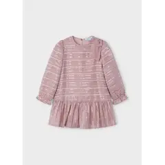 MAYORAL - Elegante Vestido gasa fantasía niña