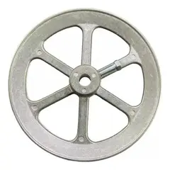 GENERICO - Polea Redonda de Aluminio para Lavadoras 15 cm de Diámetro