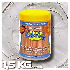 WETPROOF - PASTA DE RETAPE WET PROOF® NEUTRA PARA MADERA EXTERIOR 1,5 KG