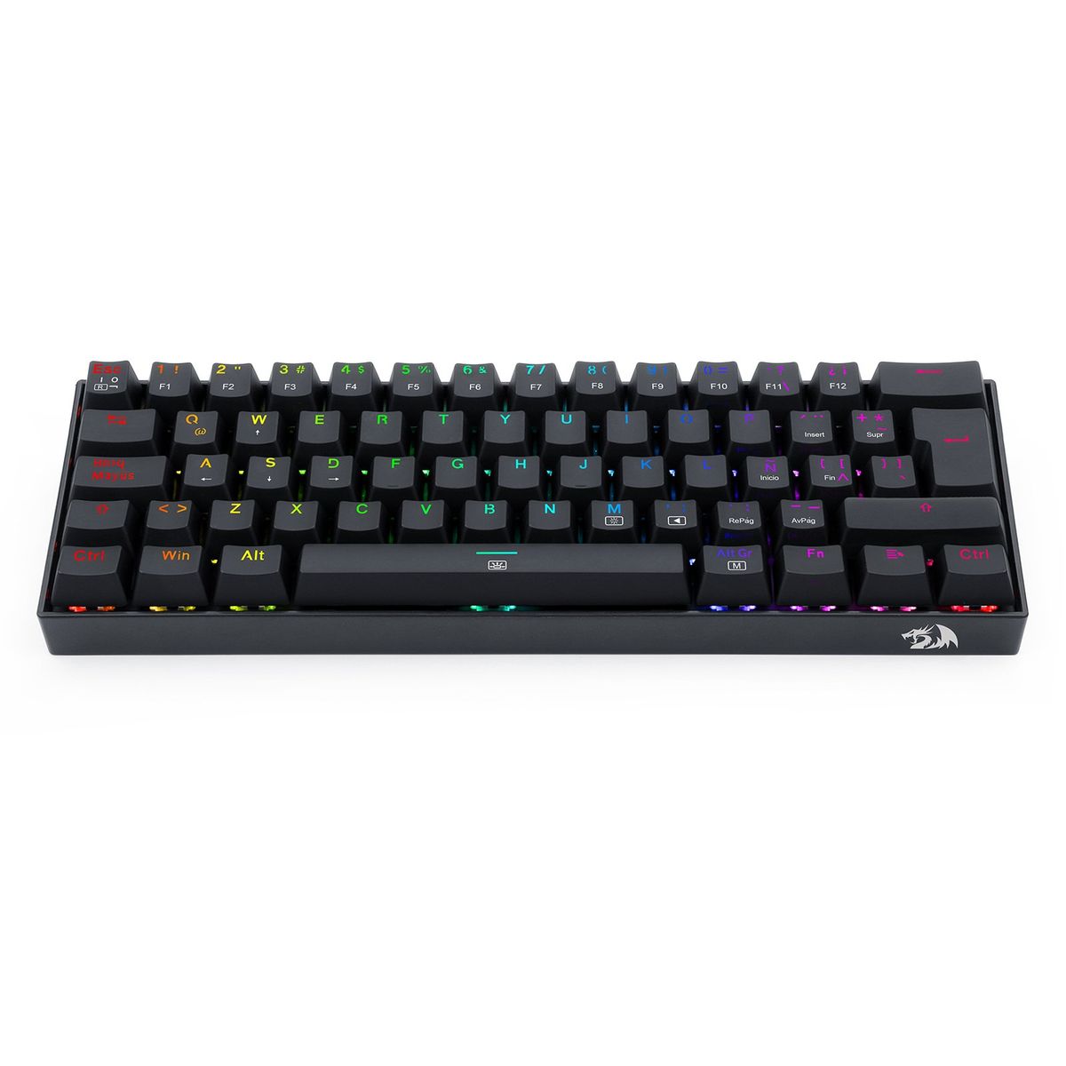 REDRAGON - Teclado Gamer Mecánico Redragon Retroiluminado RGB Dragonborn K630