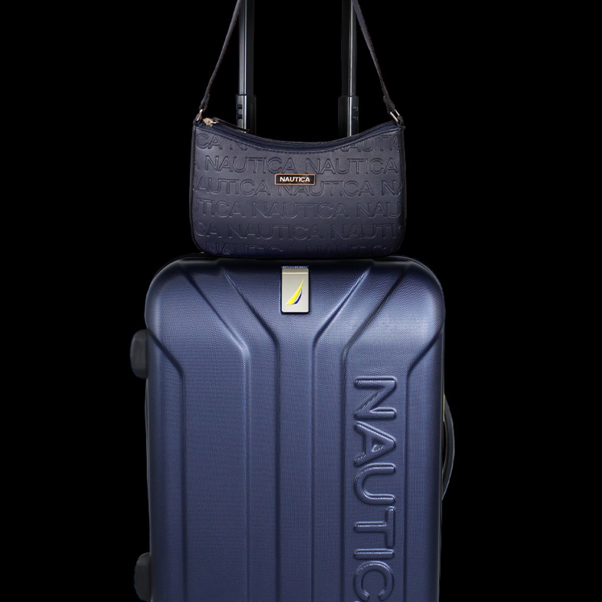 NAUTICA - Pack Nautica Maleta cabina Prime 10kg + Cartera Delray azul