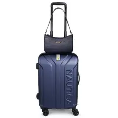 NAUTICA - Pack Maleta cabina Prime 10kg + Cartera Delray azul