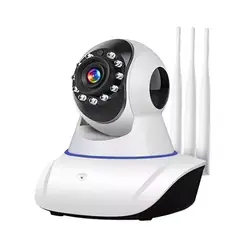 GENERICO - Camara De Seguridad Wifi 360° Con App 3 Antenas P2P HD