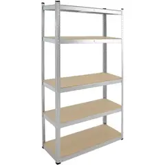 RACK & PACK - Estante Anaquel Organizador 5 Niveles Metalico Color Gris