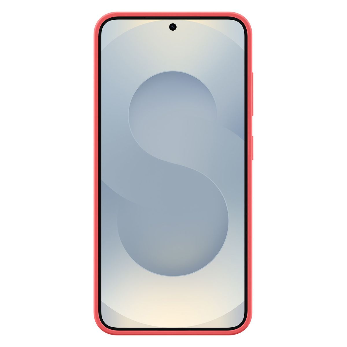 SAMSUNG - Carcasa de Silicona Color Rojo Galaxy S25