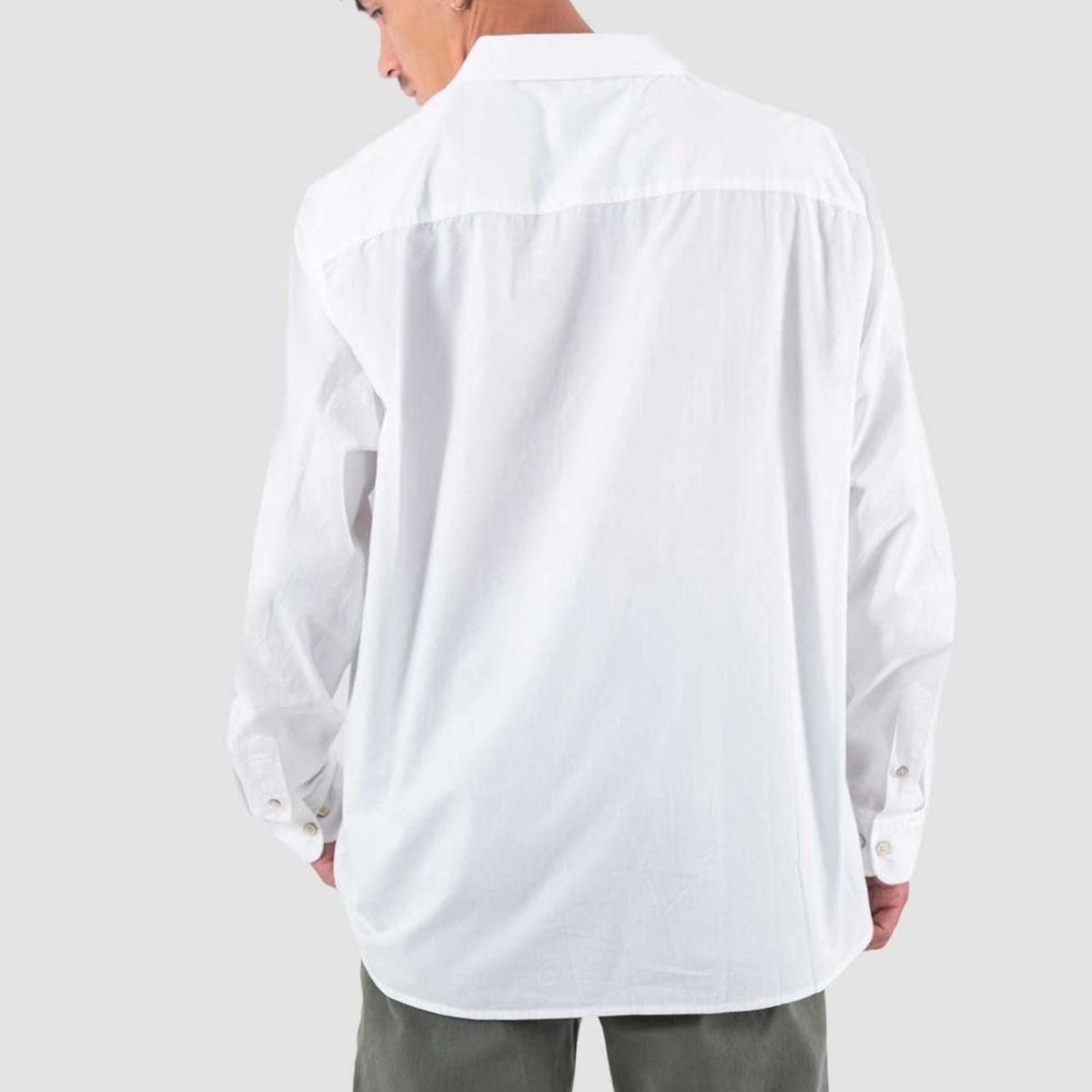 KAYA UNITE - Camisa Manga Larga Algodón - Crema