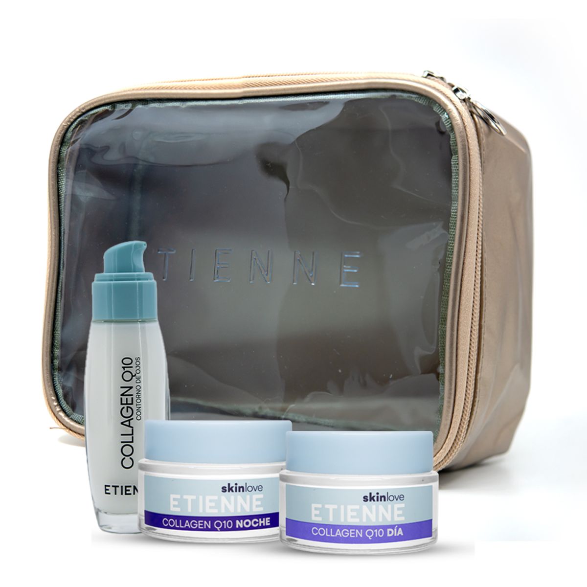 ETIENNE - Set Cosmetiquero Skin Collagen Q10 Triple Rutina Etienne