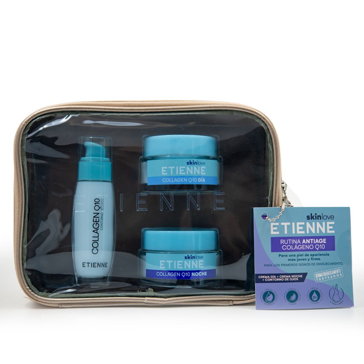 ETIENNE - Set Cosmetiquero Skin Collagen Q10 Triple Rutina Etienne