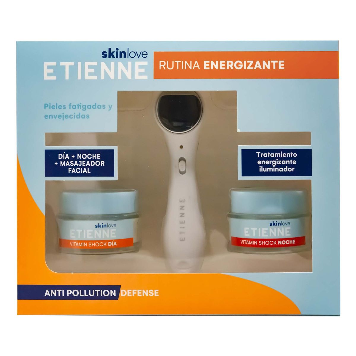 ETIENNE - Etienne Crema VitaminShock Día+Noche 50gr+ Maq Dermoabrasiva
