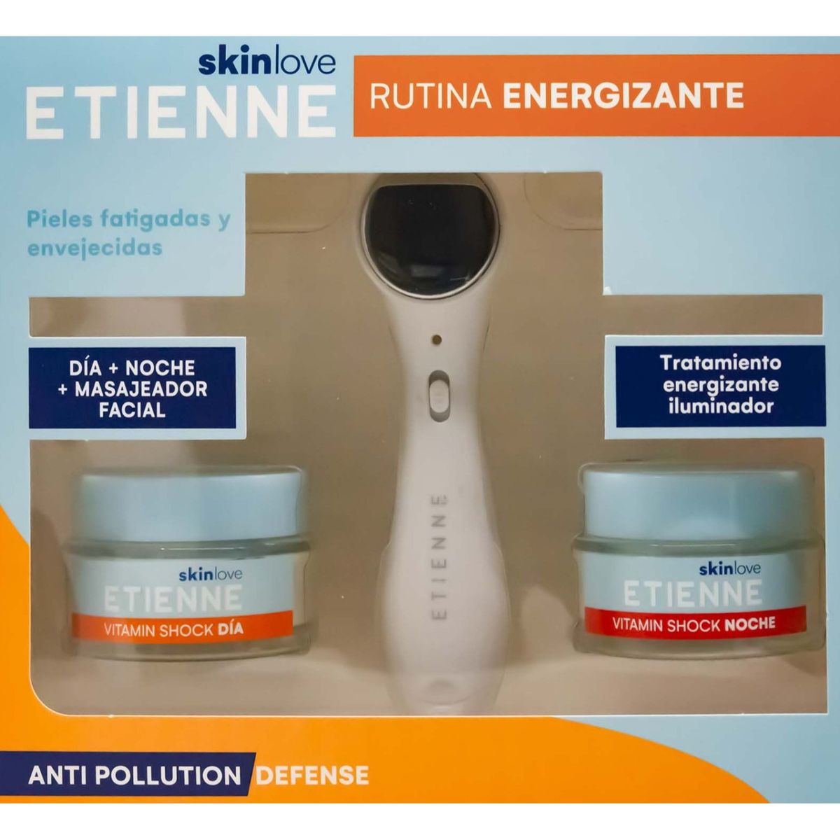 ETIENNE - Etienne Crema VitaminShock Día+Noche 50gr+ Maq Dermoabrasiva