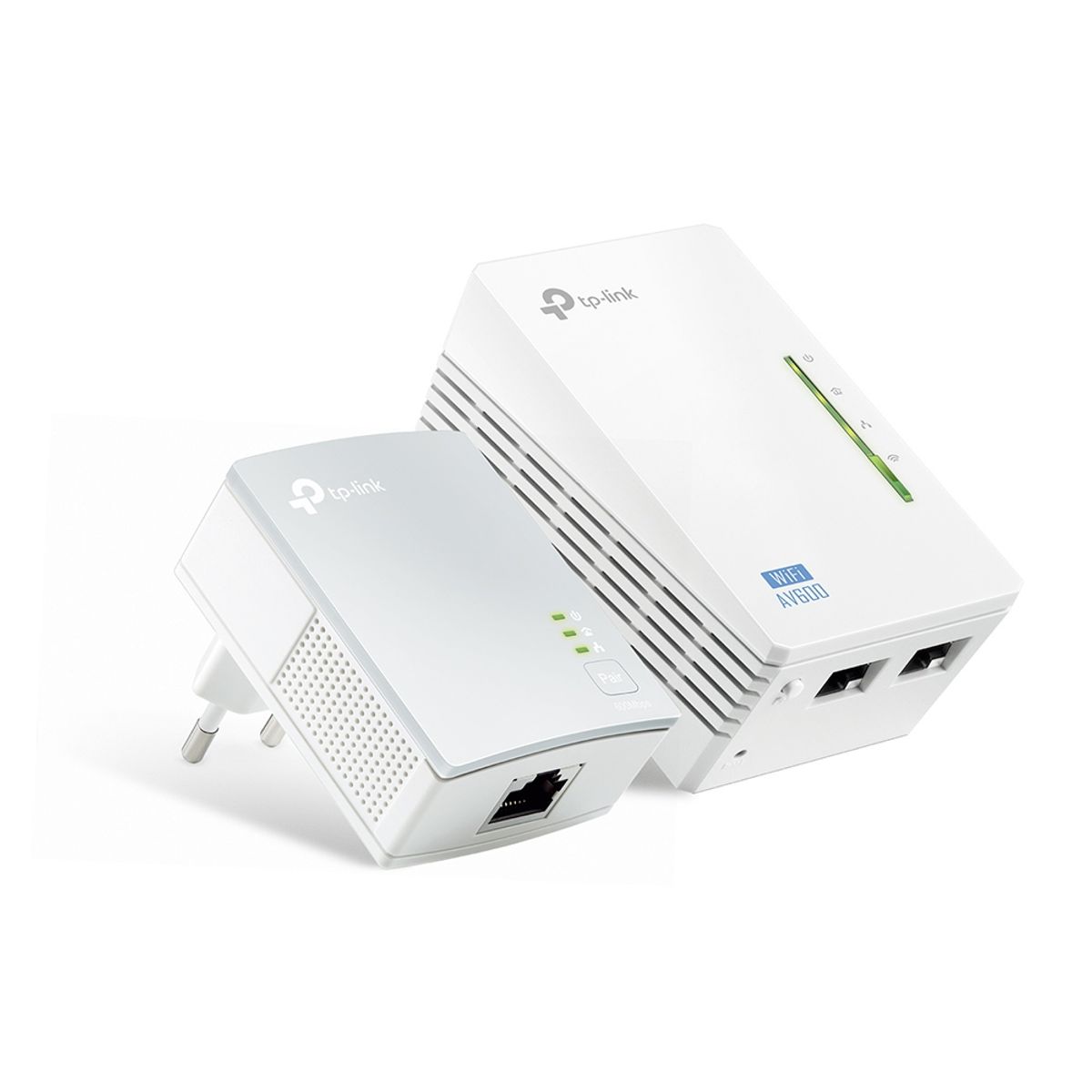 TP LINK - Kit Powerline Tp-Link Wifi 600 Mbps Dual Rj-45 TL-WPA4220KIT