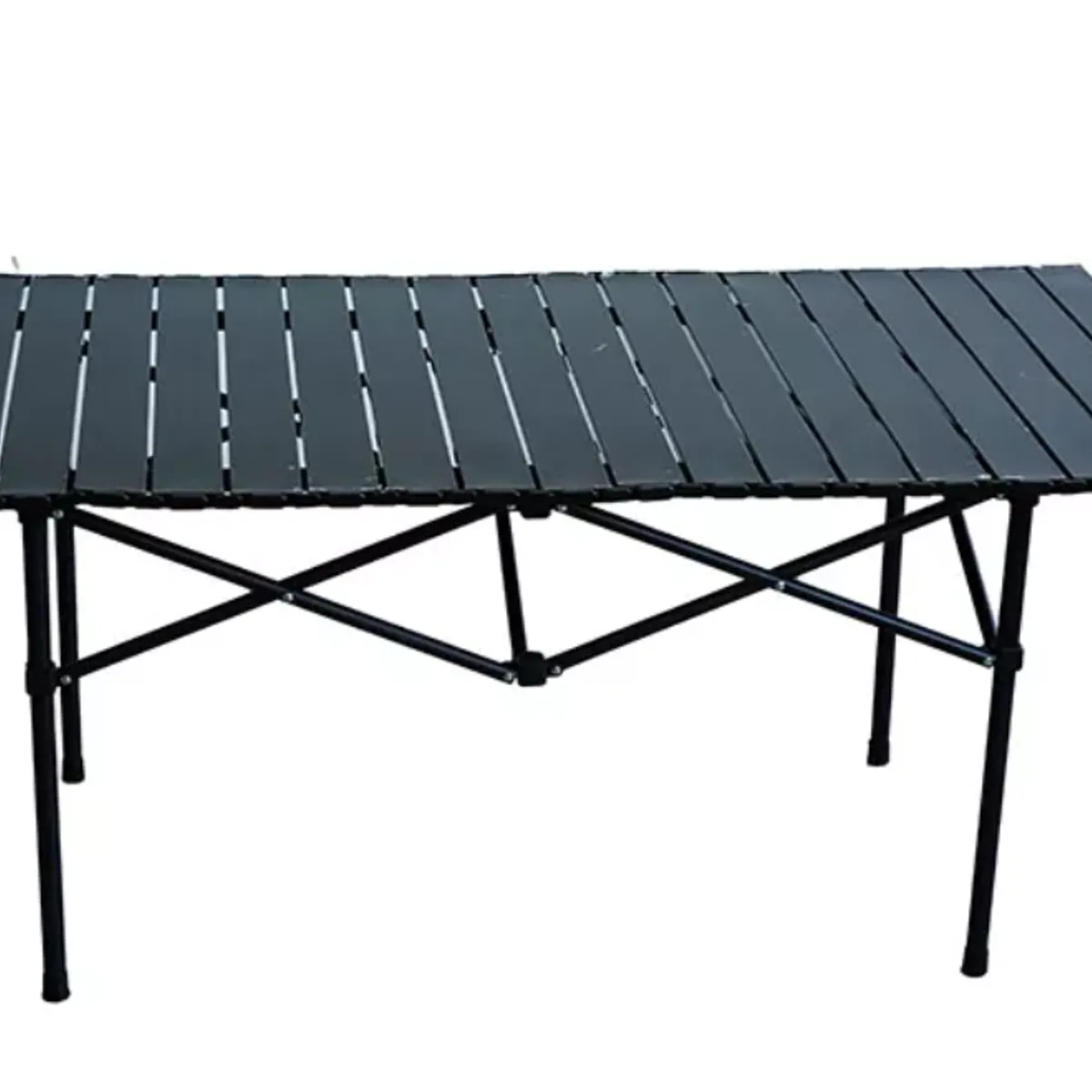 GENERICO - Mesa Camping Plegable Portátil Metálica + Bolso NV