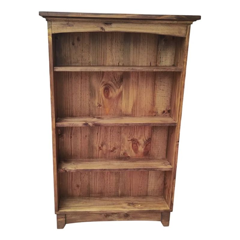 GENERICO - Mueble Modular Librero Repisa Madera Color Nogal