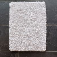 Alfombra De Baño 40x60 cm Microfibra Blanca
