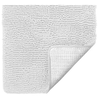 Imagen 2 del producto Alfombra De Baño 40x60 cm Microfibra Blanca