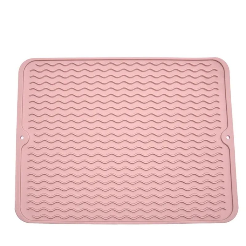 GENERICO - Silicona Para Secado De Loza En La Cocina O Individual Mesa Rosa